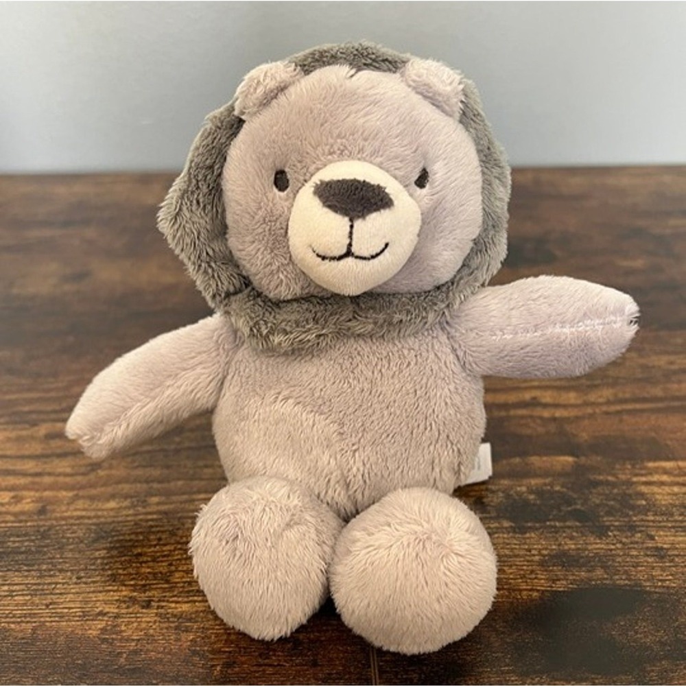 Just One You Made by Carters Grey Lion Plush Stuffed Animal Toy Baby Shaggy Mane